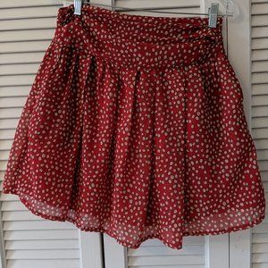 Polka Dot Chiffon Skirt